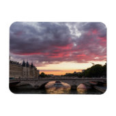Paris Sunset Magnet Magneet (Horizontaal)