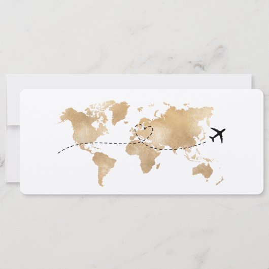 Paris Surprise Jubileum Boarding Pass Ticket Kaart (Achterkant)