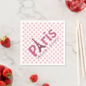 Paris Sweet 16 Aangepaste Verjaardags Servetten (Insitu)