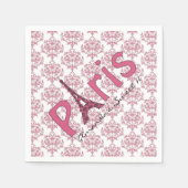 Paris Sweet 16 Damask Verjaardagsservetten Servetten (Voorkant)