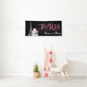 Paris Sweet 16 Party Spandoek (Insitu)