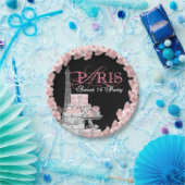 Paris Sweet 16 verjaardagsfeestje Papieren Bordje (Feest)