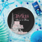 Paris Sweet 16 verjaardagsfeestje Papieren Bordje (Feest)
