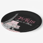 Paris Sweet 16 verjaardagsfeestje Papieren Bordje (Gekanteld)