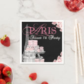 Paris Sweet 16 verjaardagsfeestje Servetten (Insitu)