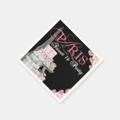 Paris Sweet 16 verjaardagsfeestje Servetten (Hoek)