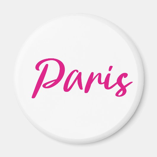 PARIS T-Shirt Magneet (Voorkant)