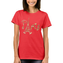 PARIS T-shirt met Eiffeltoren