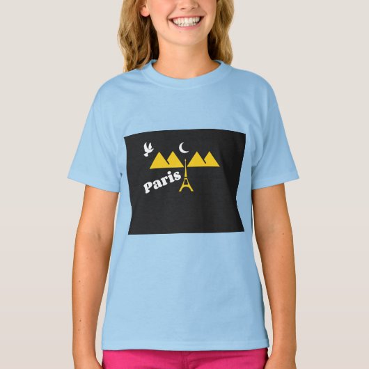 Paris T-shirts voor dames,... (Voorkant)