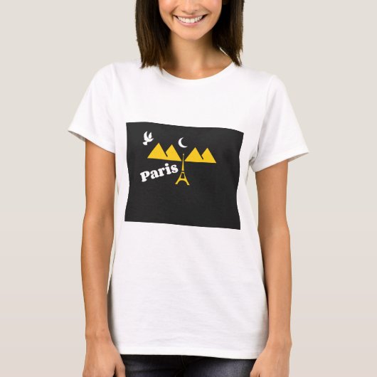 Paris T-shirts voor dames (Voorkant)