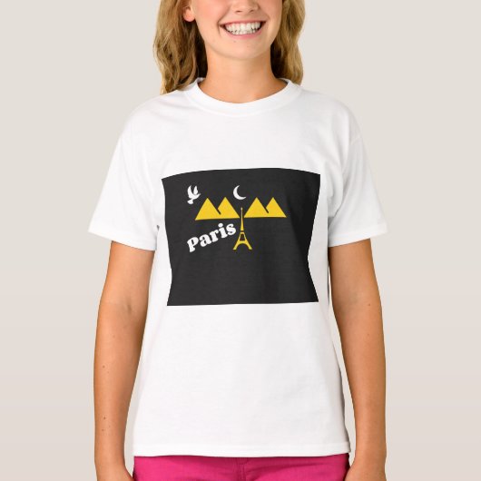 Paris T-shirts voor dames (Voorkant)