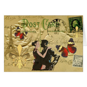 Paris Tango-postkaart