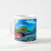 Paris Tasse www.zazzle.fr/arnodiedrich Koffiemok (Voorkant links)
