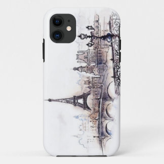 Paris tekening Case-Mate iPhone case
