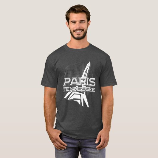 Paris Tennessee Basic Dark T-Shirt (Voorkant volledig)