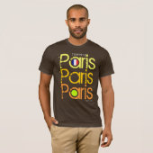 Paris Tennis French Open BrownT-Shirt T-shirt (Voorkant volledig)