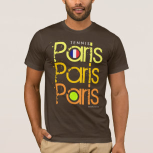 Paris Tennis French Open BrownT-Shirt T-shirt