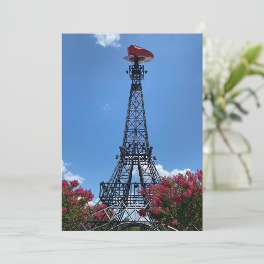 Paris, Texas Flat - Hartelijk dank Bedankkaart (Staand voorkant)
