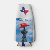 Paris, Texas, Red Cowboy Pet, Eiffel Tower Flesjeskoeler (Voorkant)
