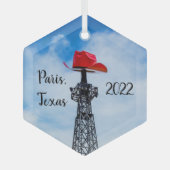 Paris, Texas - Red Cowboy Pet Ornament (Voorkant)
