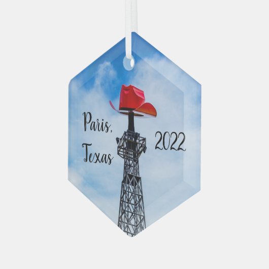 Paris, Texas - Red Cowboy Pet Ornament (Voorkant links)