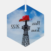 Paris, Texas - Red Cowboy Pet Ornament (Achterkant)