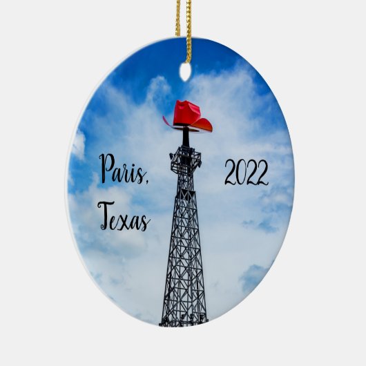 Paris, Texas - Red Cowboy Pet Ornament (Rechts)