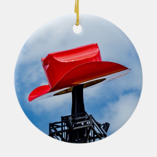 Paris, Texas - Red Cowboy Pet Ornament (Achterkant)