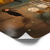 Paris: The City of Light - Whimsical Art Perfect Poster (Hoek)