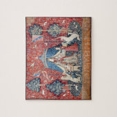 Paris The Lady en Unicorn Medieval Puzzle Legpuzzel (Verticaal)