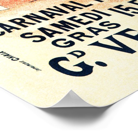 PARIS THEATER DE L'OPERA Advertisement Poster (Hoek)