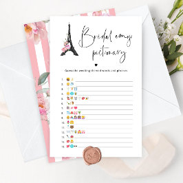 Paris thema vrijgezellenfeest emoji pictionary gam