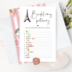 Paris thema vrijgezellenfeest emoji pictionary gam
