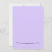 Paris Theme Baby shower Invitation Kaart (Achterkant)