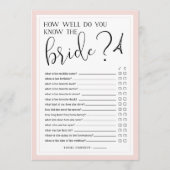 Paris Theme Double-Sided Vrijgezellenfeest Game Ka Kaart (Voorkant)