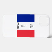 Paris Theme Franse vlag Case-Mate iPhone Case (Achterkant (horizontaal))