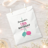 Paris Theme Happy Birthday Treat Favor Bags Bedankzakje (Geknipt)