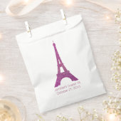 Paris Theme Sweet 16 Favor Bag Bedankzakje (Geknipt)