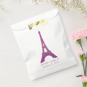 Paris Theme Sweet 16 Favor Bag Bedankzakje (Gezegeld)