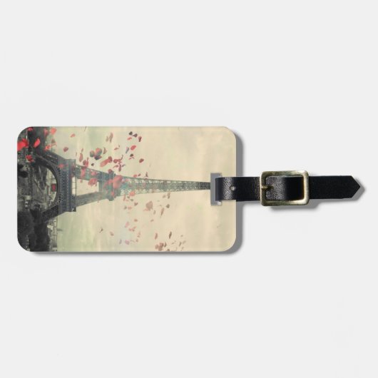 Paris Thgerespecteerd Bagagelabel (Voorkant horizontaal)