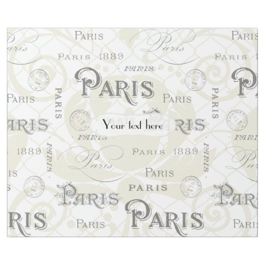 Paris Thmed Wedding   Cadeaupapier (Vlak)