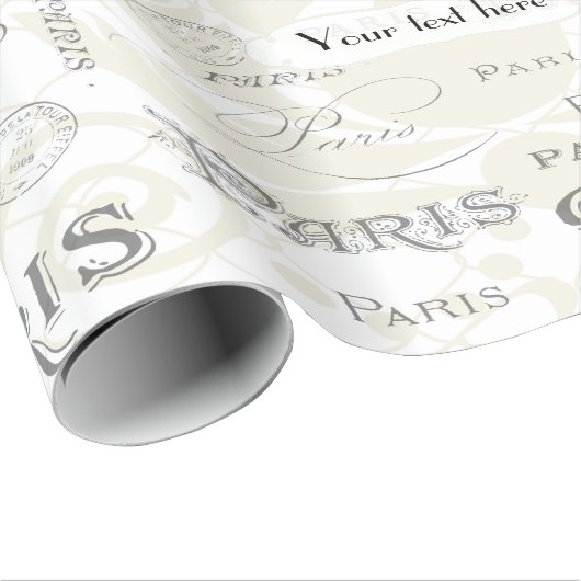 Paris Thmed Wedding Cadeaupapier (Rol Hoek)