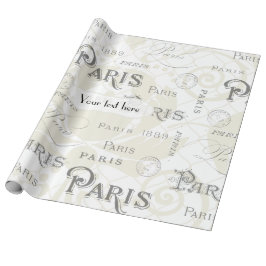 Paris Thmed Wedding   Cadeaupapier