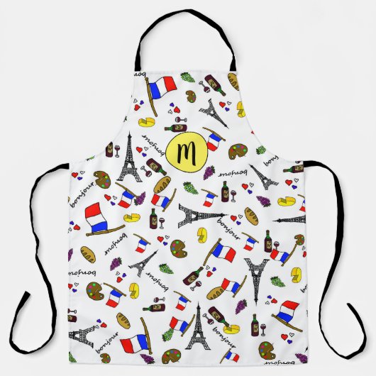 Paris Thmet Apron Schort (Voorkant)