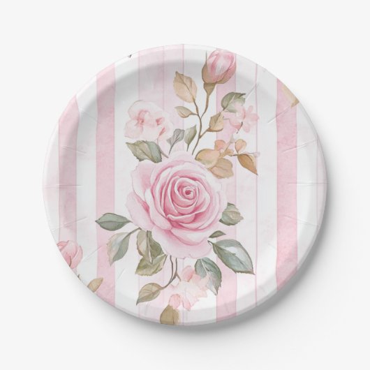 Paris Thmet Vrijgezellenfeest Papieren Bordje (Voorkant)