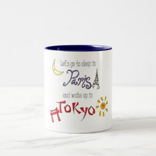 Paris Tokyo Tweekleurige Koffiemok