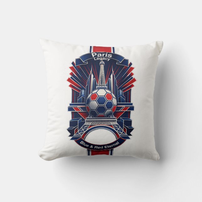 Paris Toren Legacy, , Soccer City Pride Gift Kussen (Voorkant)
