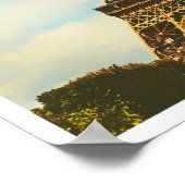 Paris Tour Eiffel France vintage Poster (Hoek)