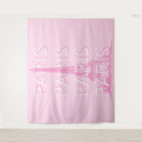 Paris Travel Art, Reiskunst, Preppy Art, Roze