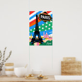 Paris Travel   Pop Art Poster (Keuken)